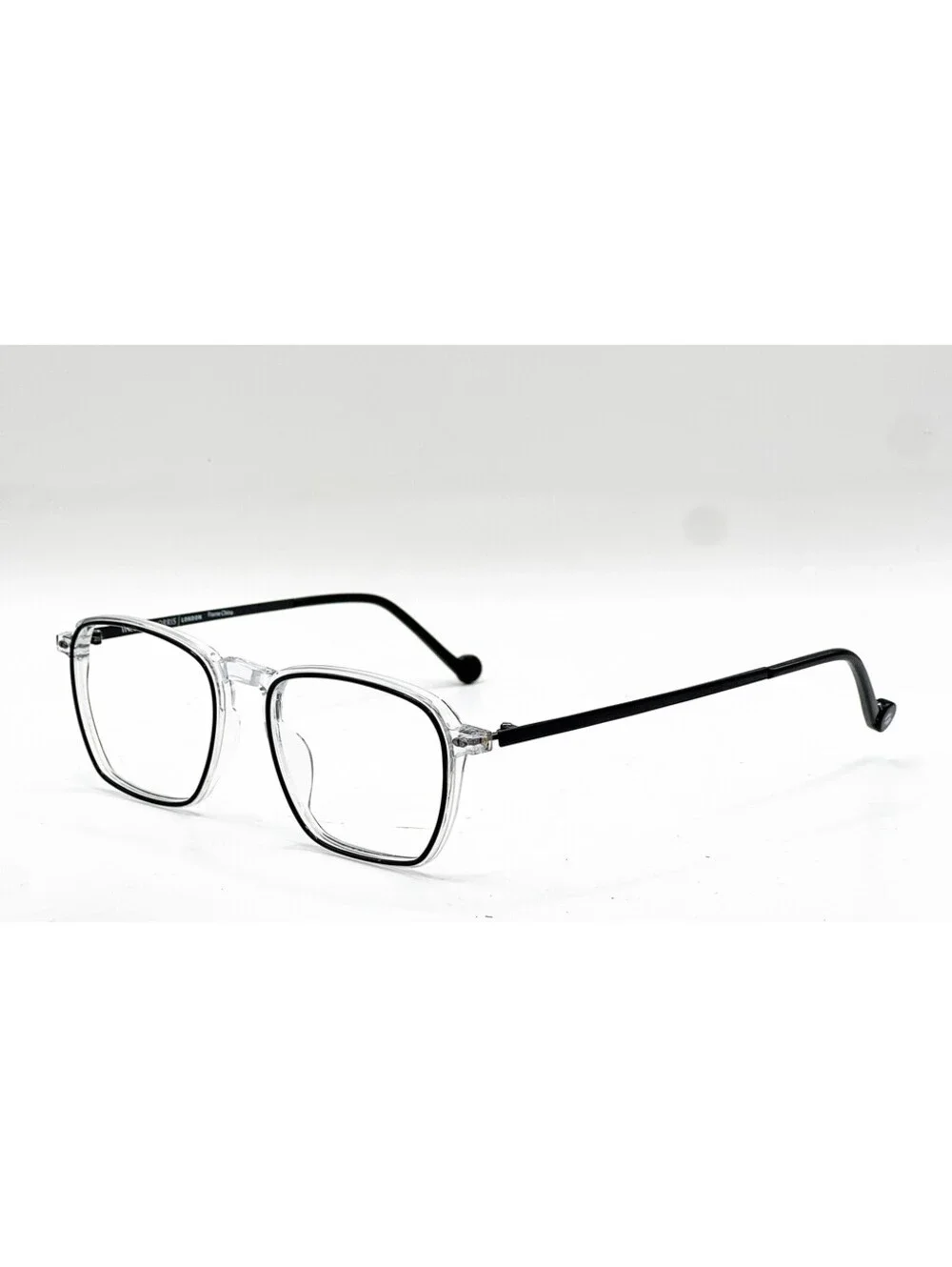 William Morris Ln50139 C1 Crystal/Black Authentic Eyeglasses 52-18-145